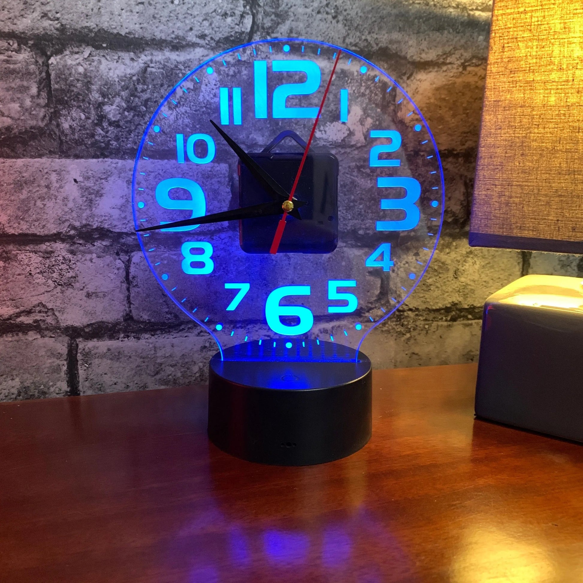 LED Quartz Clock Night Light - Night Light - Stock Car & Banger Toy Tracks