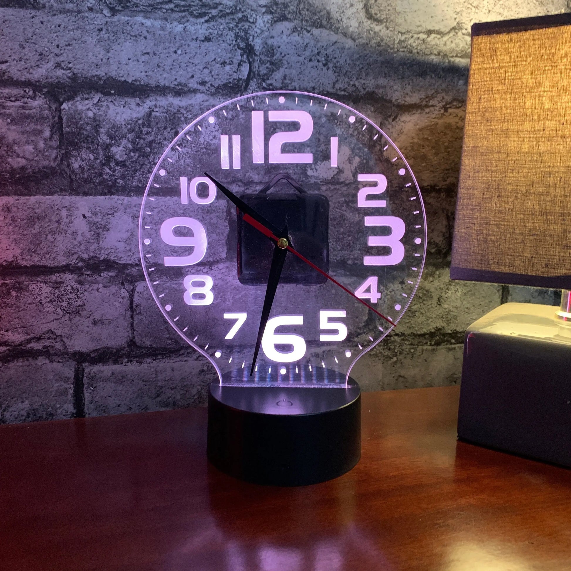 LED Quartz Clock Night Light - Night Light - Stock Car & Banger Toy Tracks