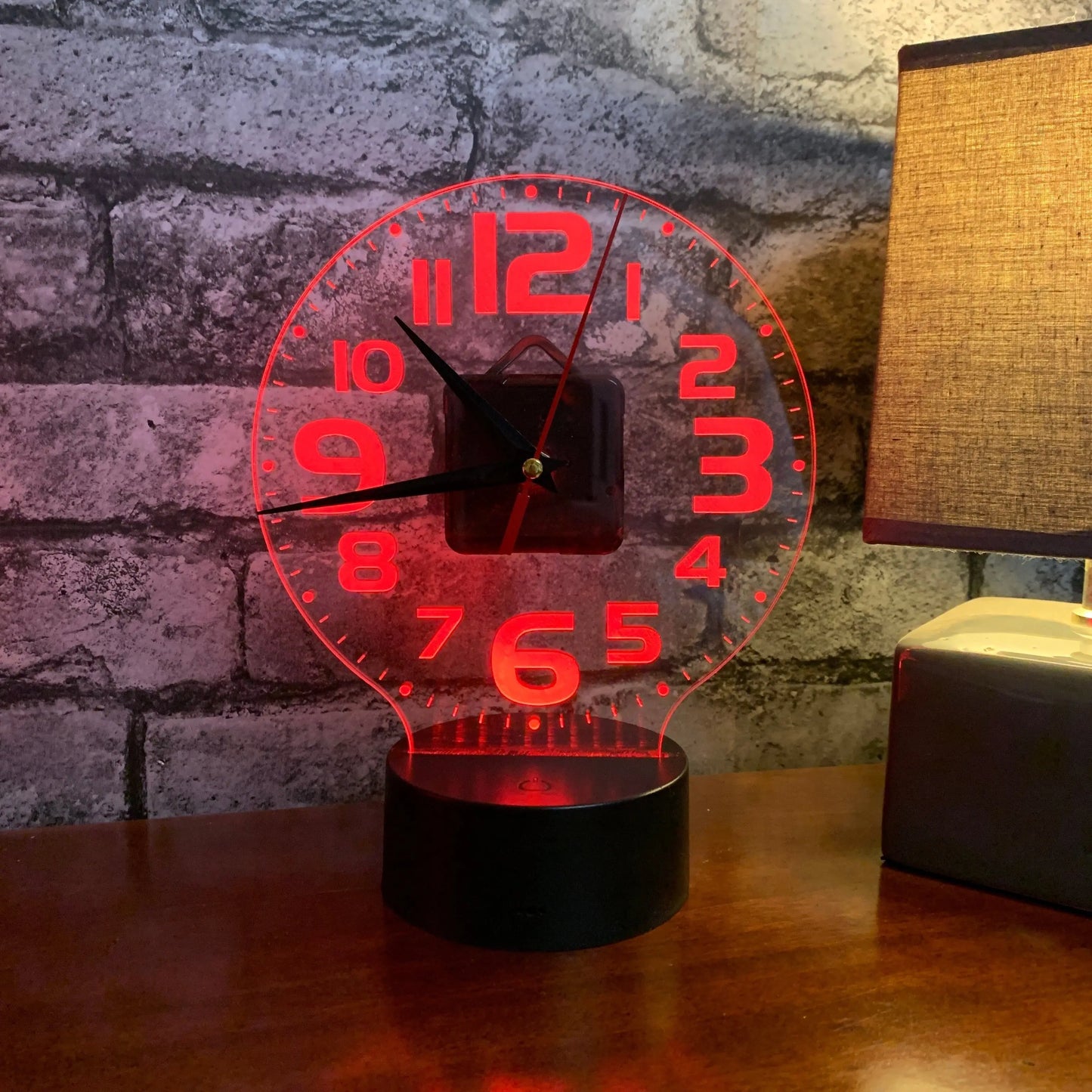 LED Quartz Clock Night Light - Night Light - Stock Car & Banger Toy Tracks