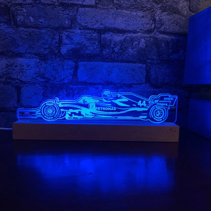 Lewis Hamilton 44 F1 Night Light - Night Light - Stock Car & Banger Toy Tracks