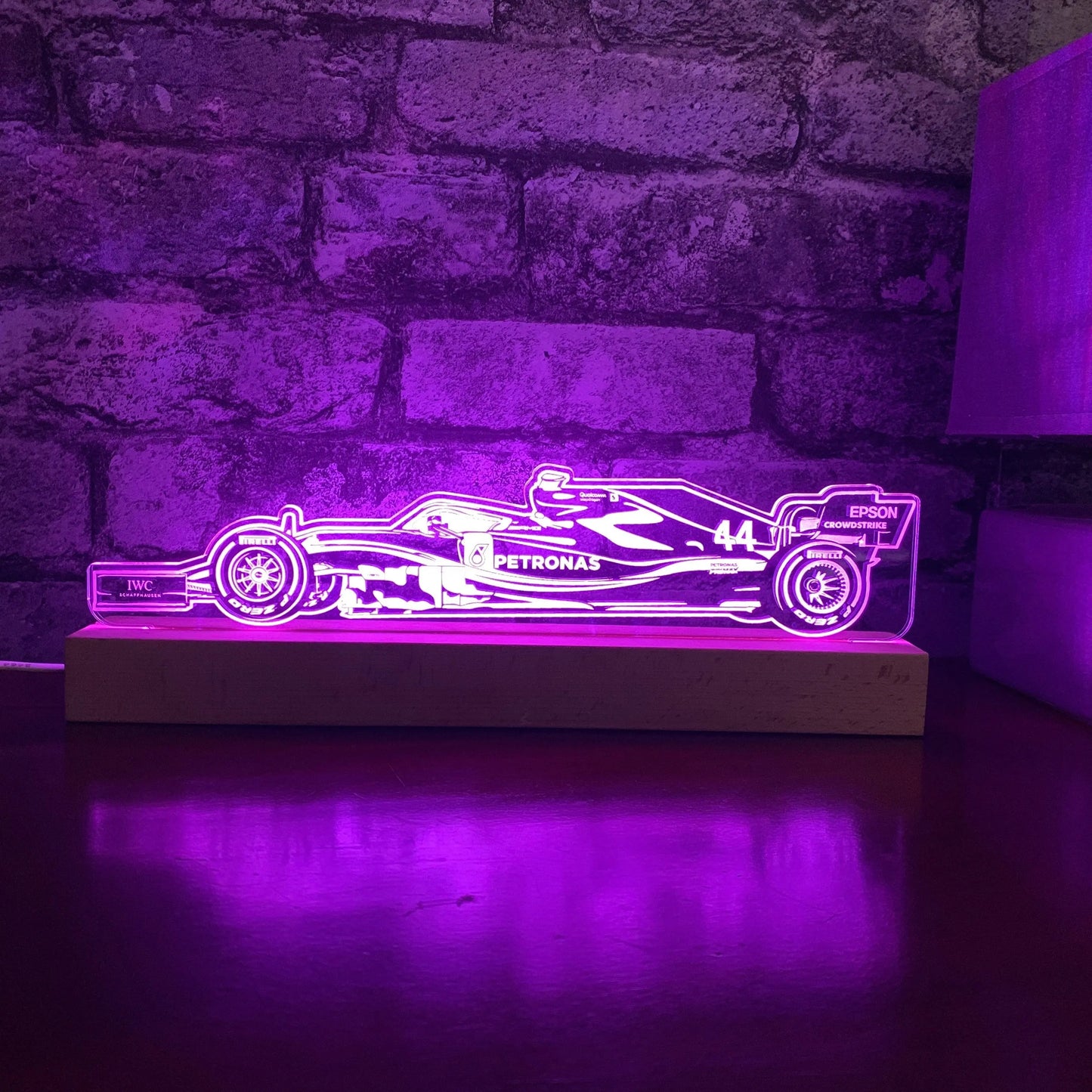 Lewis Hamilton 44 F1 Night Light - Night Light - Stock Car & Banger Toy Tracks