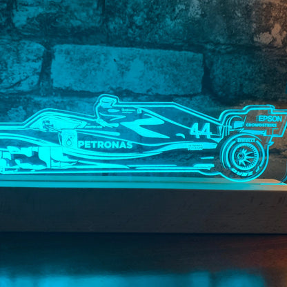 Lewis Hamilton 44 F1 Night Light - Night Light - Stock Car & Banger Toy Tracks