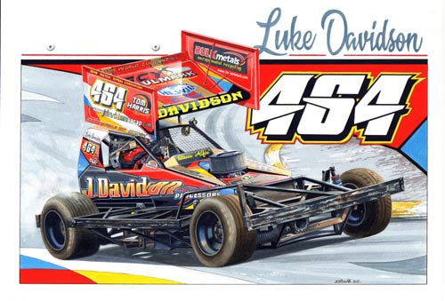 Brisca F1 #464 Luke Davidson Serious Print