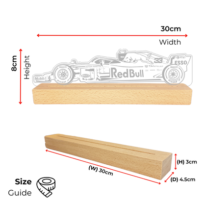 Max Verstappen Red Bull LED Lamp Night Light