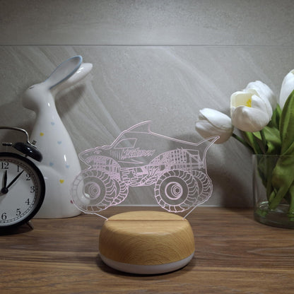 Megalodon Monster Truck LED Lamp Night Light