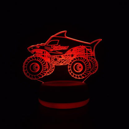 Megalodon Monster Truck LED Lamp Night Light