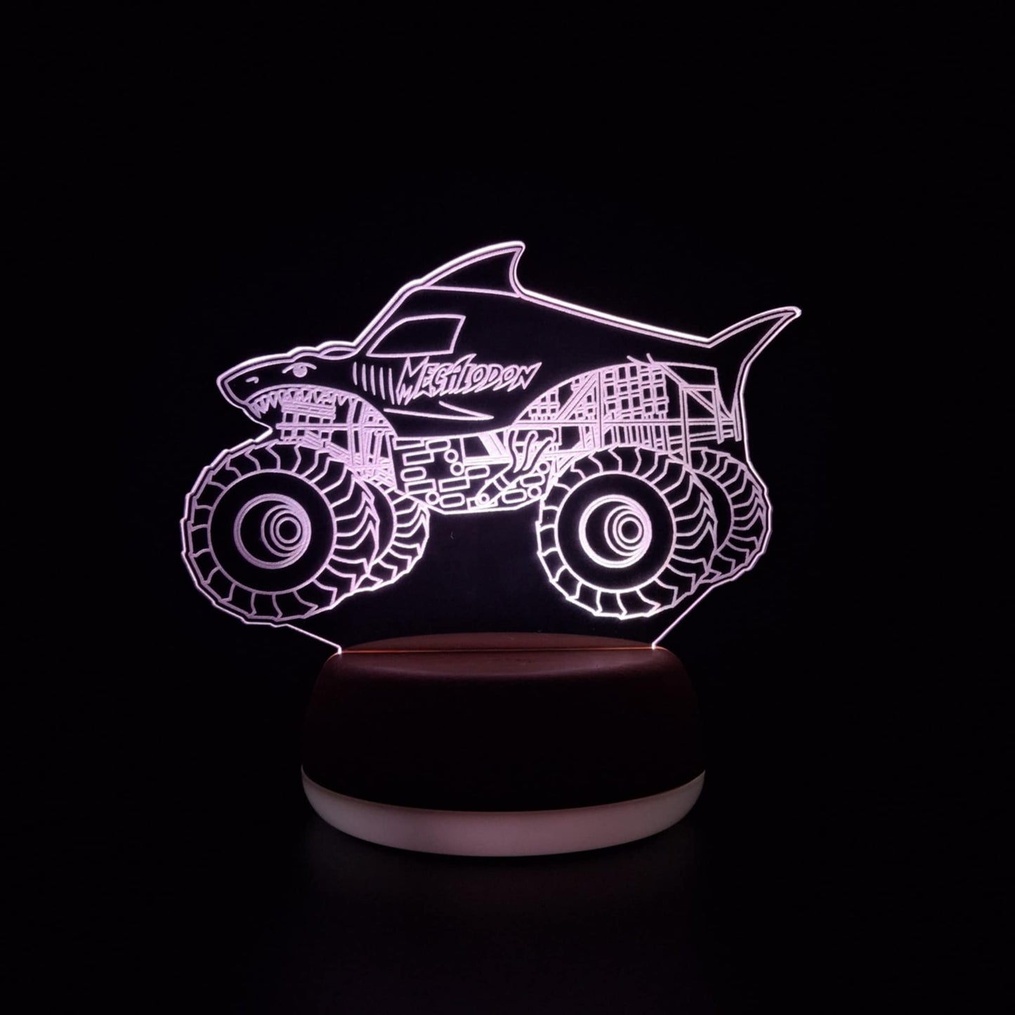 Megalodon Monster Truck LED Lamp Night Light