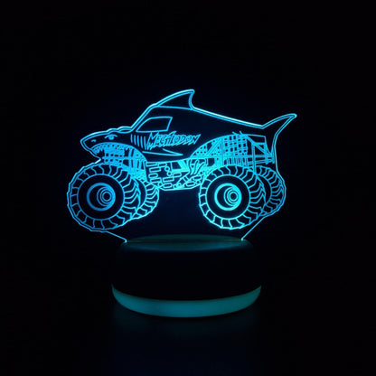 Megalodon Monster Truck LED Lamp Night Light