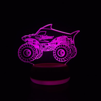 Megalodon Monster Truck LED Lamp Night Light