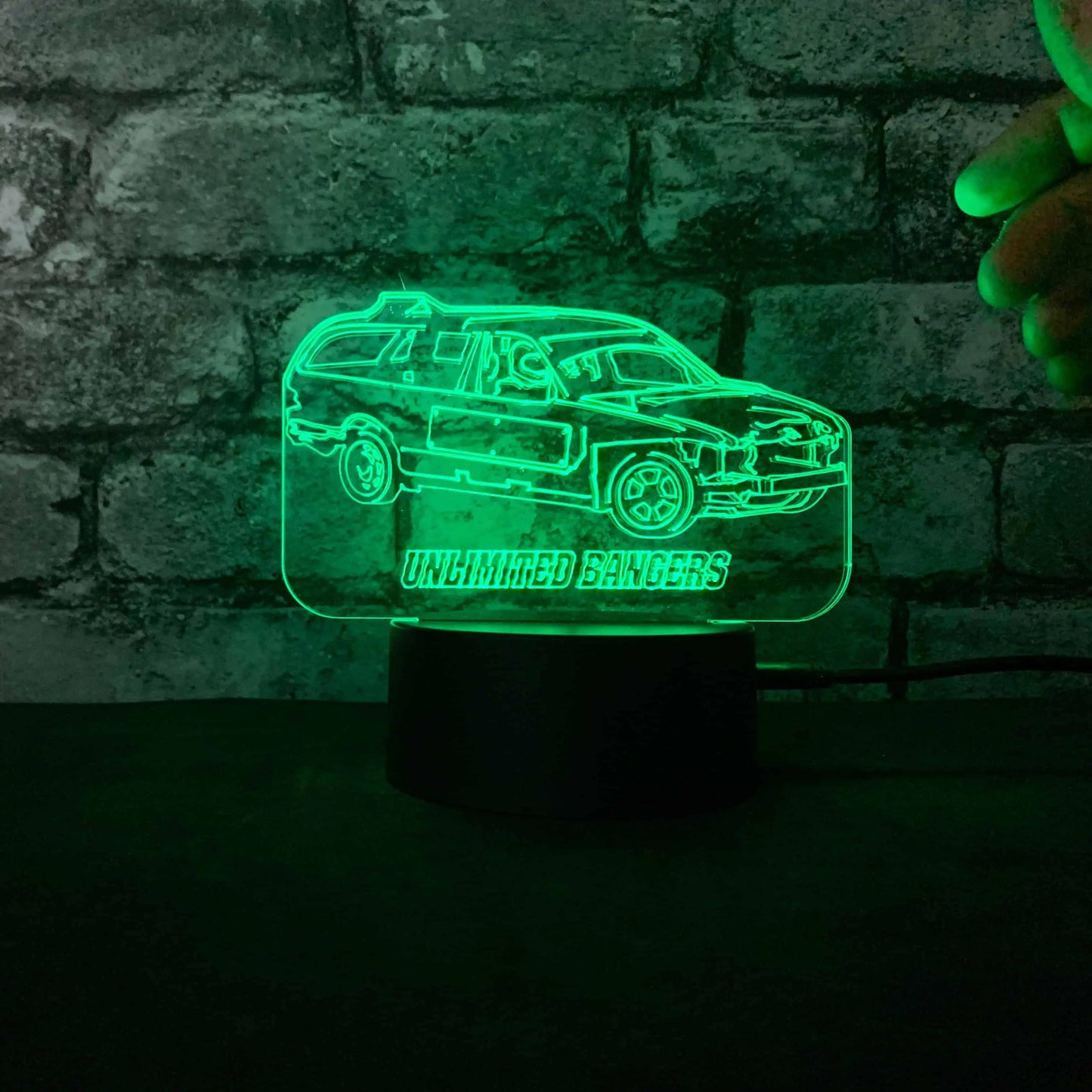 Mercedes Banger LED Night Light  Night Lights & Ambient Lighting Stock Car & Banger Toy Tracks