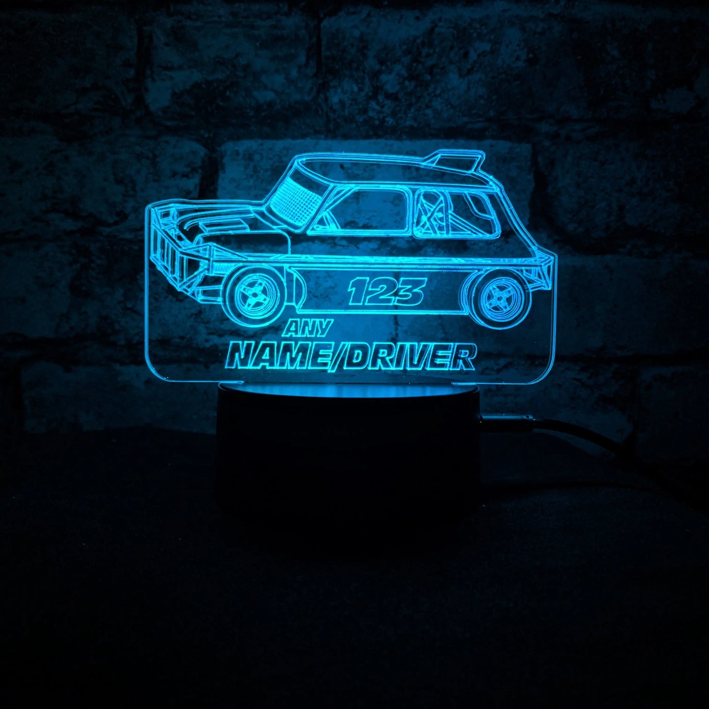 Ministox LED Night Light  Night Light Stock Car & Banger Toy Tracks