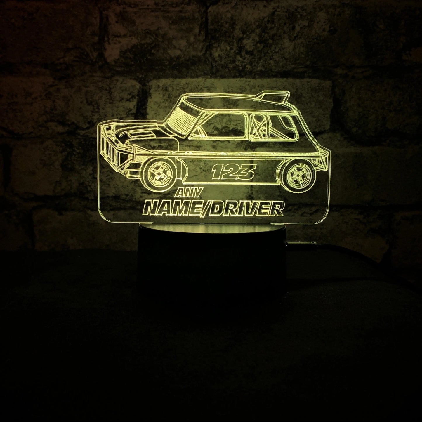 Ministox LED Night Light  Night Light Stock Car & Banger Toy Tracks