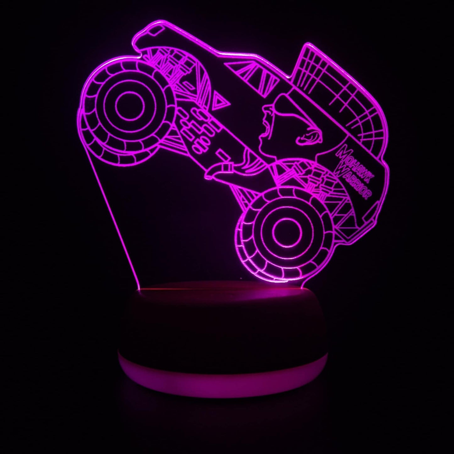 Mohawk Warrior Monster Truck LED Lamp Night Light