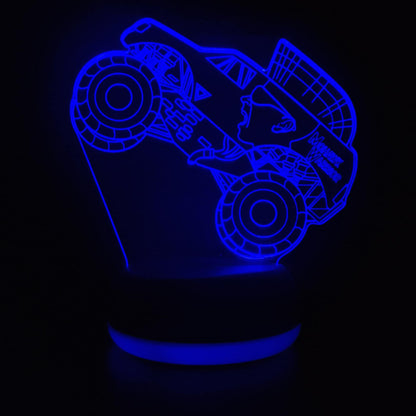 Mohawk Warrior Monster Truck LED Lamp Night Light