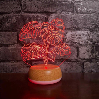 Monstera LED Lamp Night Light