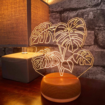 Monstera LED Lamp Night Light