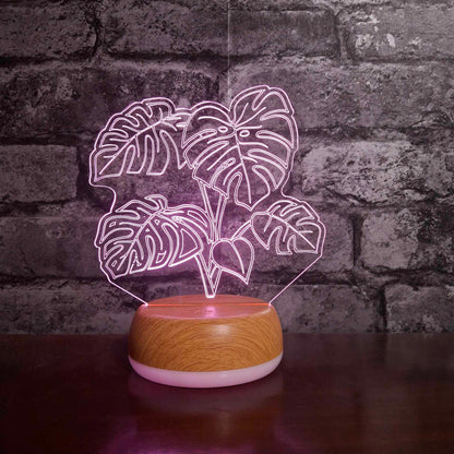 Monstera LED Lamp Night Light