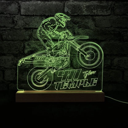 Motocross Night Light - Night Lights & Ambient Lighting - Stock Car & Banger Toy Tracks