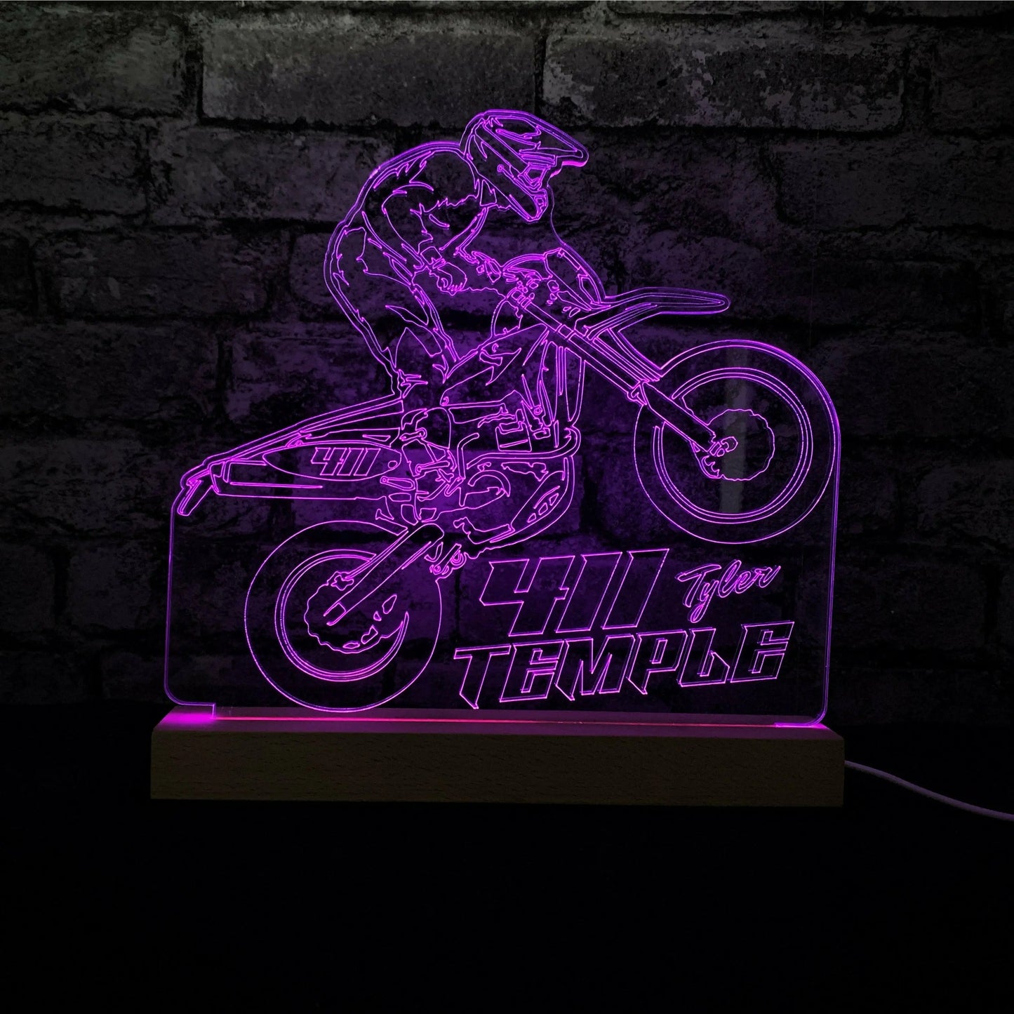 Motocross Night Light - Night Lights & Ambient Lighting - Stock Car & Banger Toy Tracks