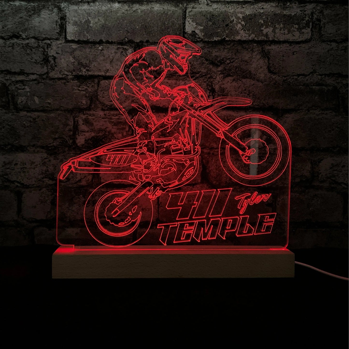 Motocross Night Light - Night Lights & Ambient Lighting - Stock Car & Banger Toy Tracks