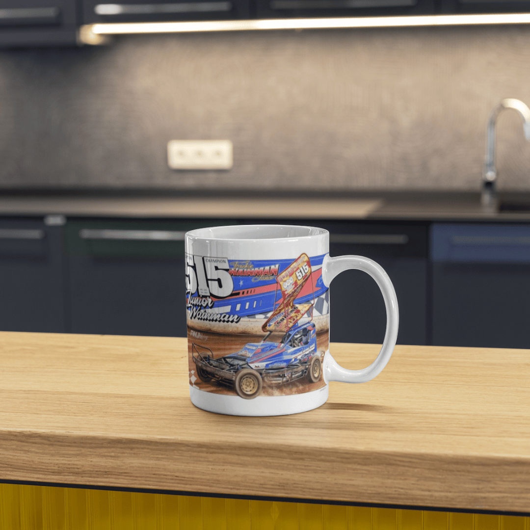 Brisca F1 #515 White Mug