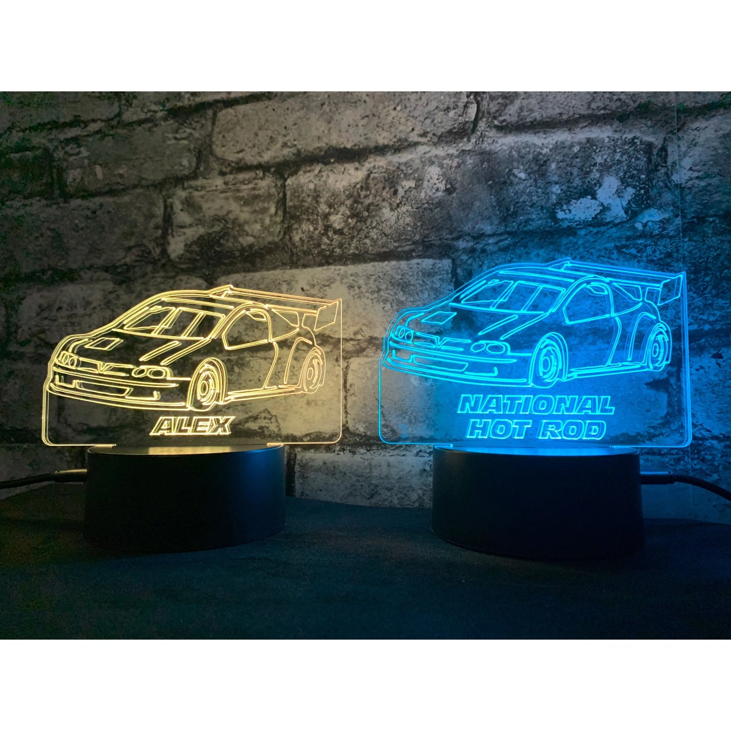 National Hot Rod LED Night Light  Night Light Stock Car & Banger Toy Tracks