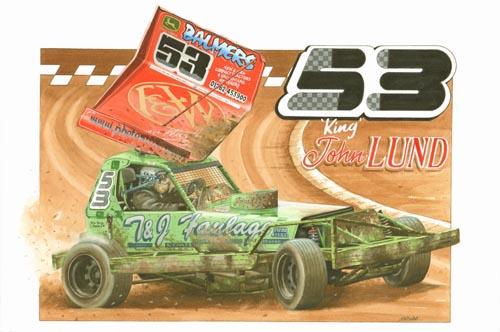 Brisca F1 #53 John Lund Serious Print