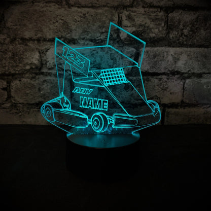 Ninja Kart Night Light - Small - Night Lights & Ambient Lighting - Stock Car & Banger Toy Tracks