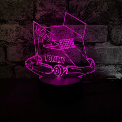 Ninja Kart Night Light - Small - Night Lights & Ambient Lighting - Stock Car & Banger Toy Tracks