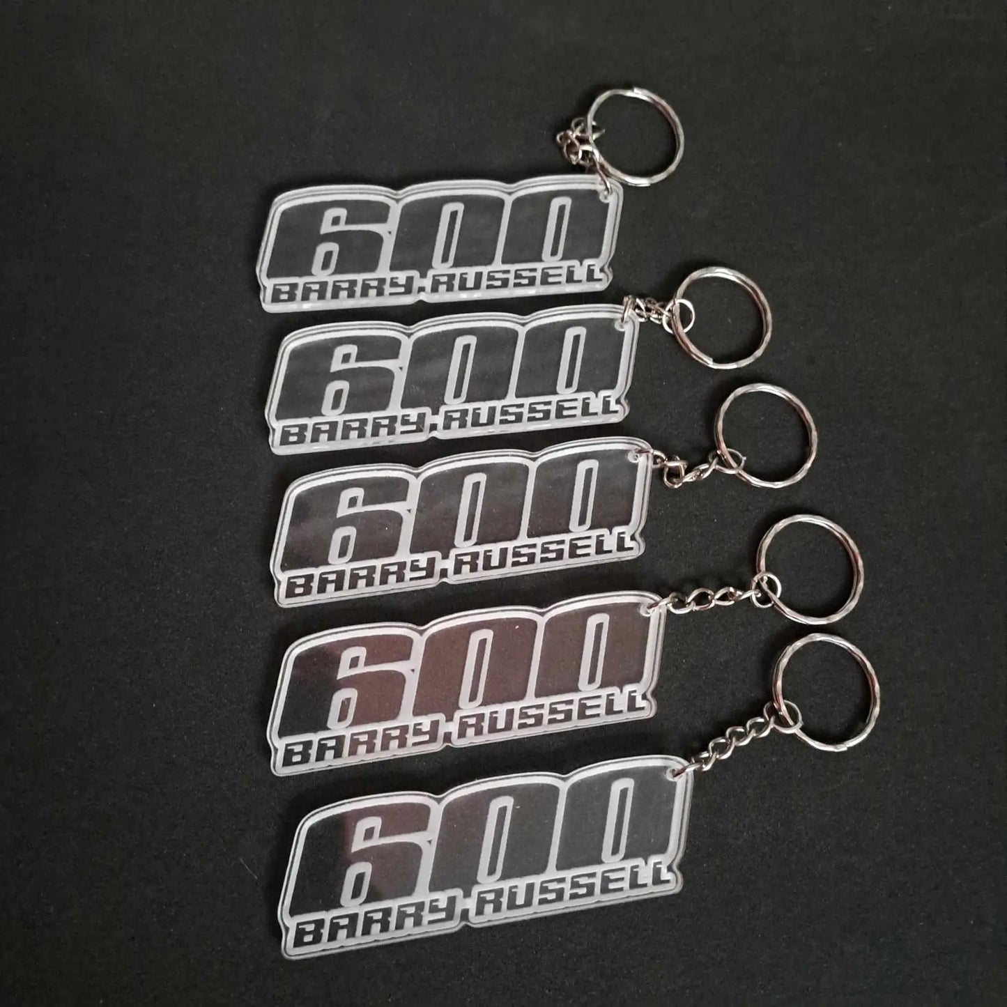 Personalised Race Number & Name Key Rings   Stock Car & Banger Toy Tracks