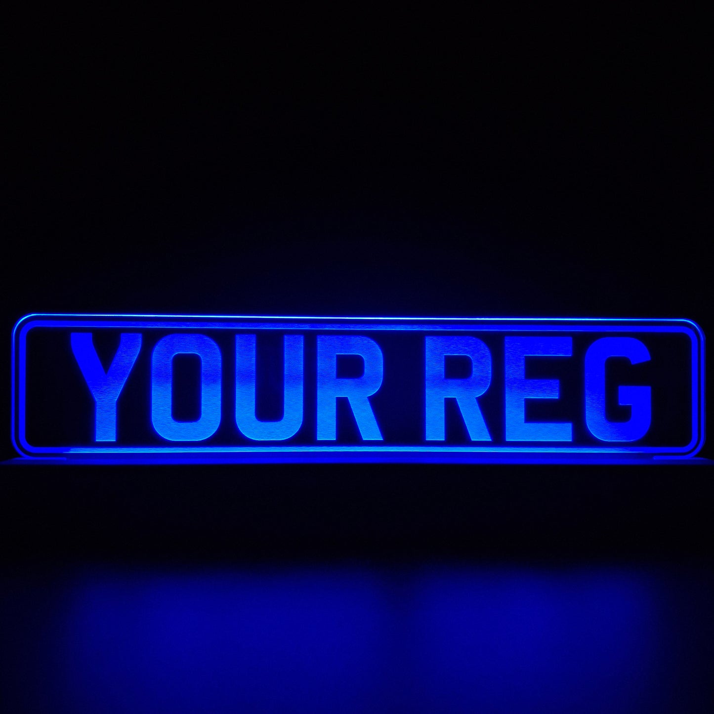 Custom Number Plate LED Night Light