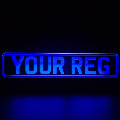 Custom Number Plate LED Night Light