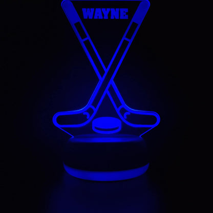 Ice Hockey LED Night Light
