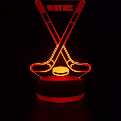Ice Hockey LED Night Light