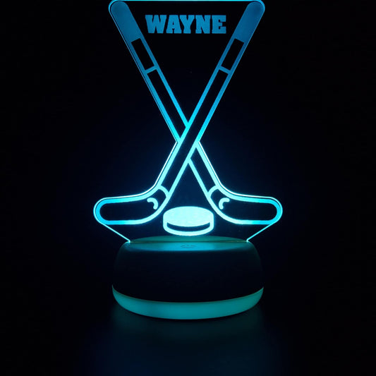 Ice Hockey LED Night Light