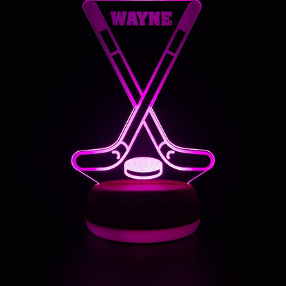 Ice Hockey LED Night Light