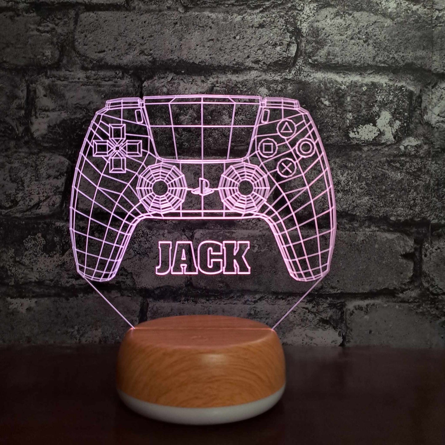 Personalised PlayStation Controller LED Lamp Night Light