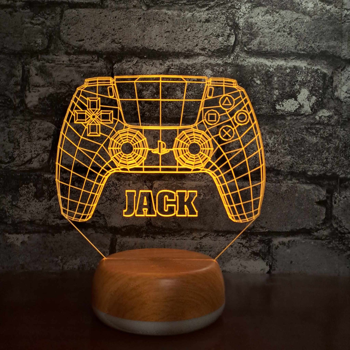 Personalised PlayStation Controller LED Lamp Night Light