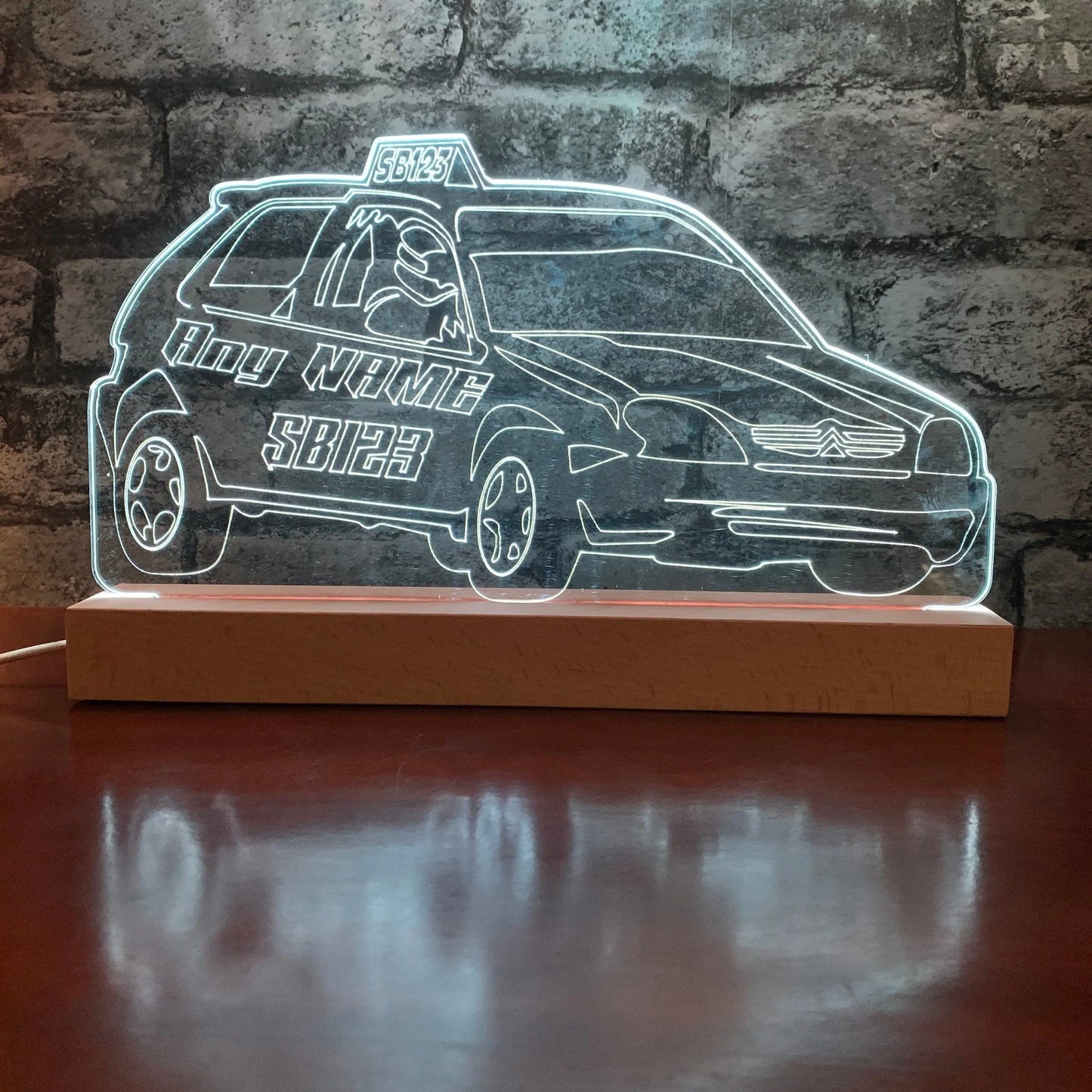 Saxo Stock Hatch - Autograss / Rally Night Light  Night Lights & Ambient Lighting Stock Car & Banger Toy Tracks