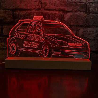 Saxo Stock Hatch - Autograss / Rally Night Light  Night Lights & Ambient Lighting Stock Car & Banger Toy Tracks