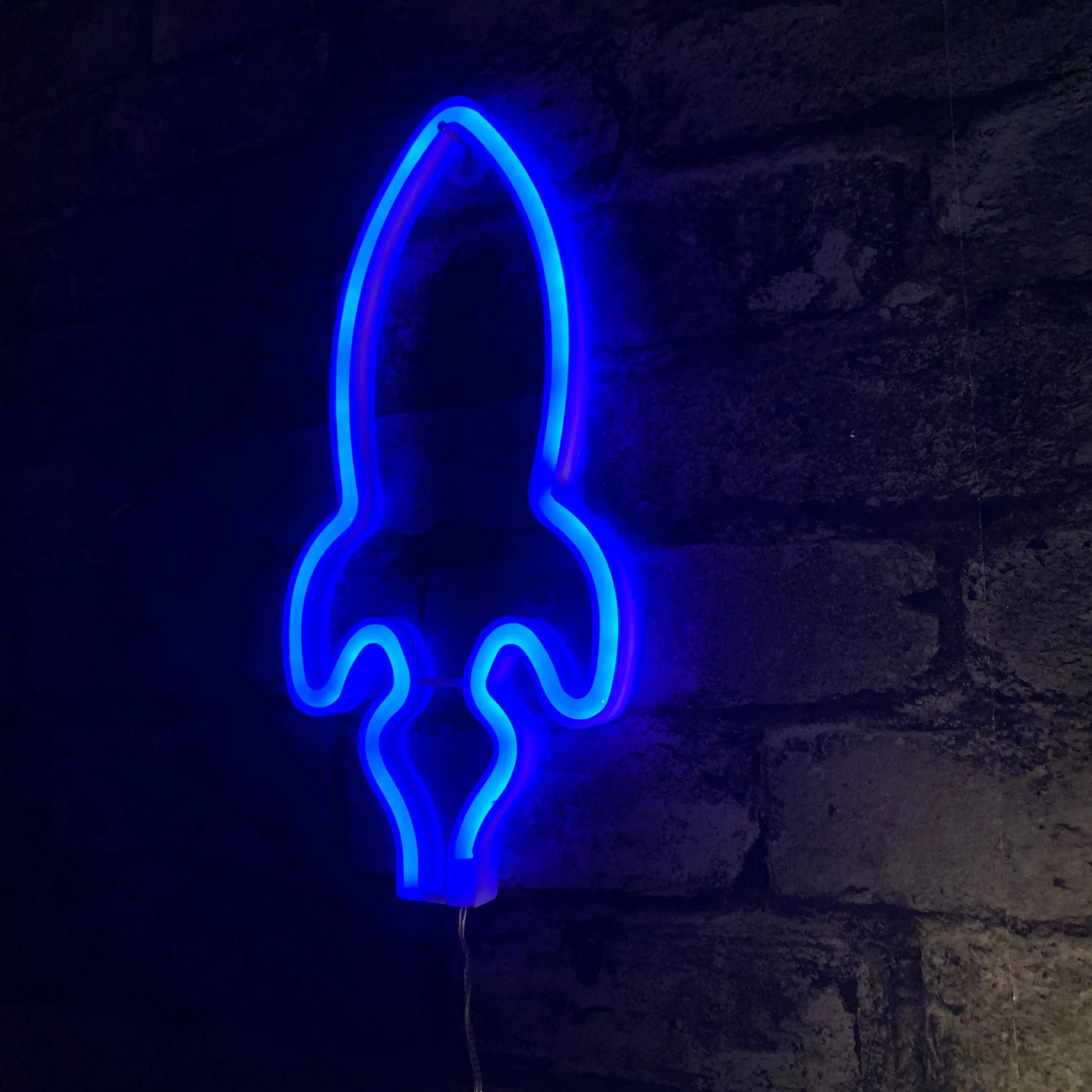 Rocket LED NEON Wall Light - Wall Light - Stock Car & Banger Toy Tracks