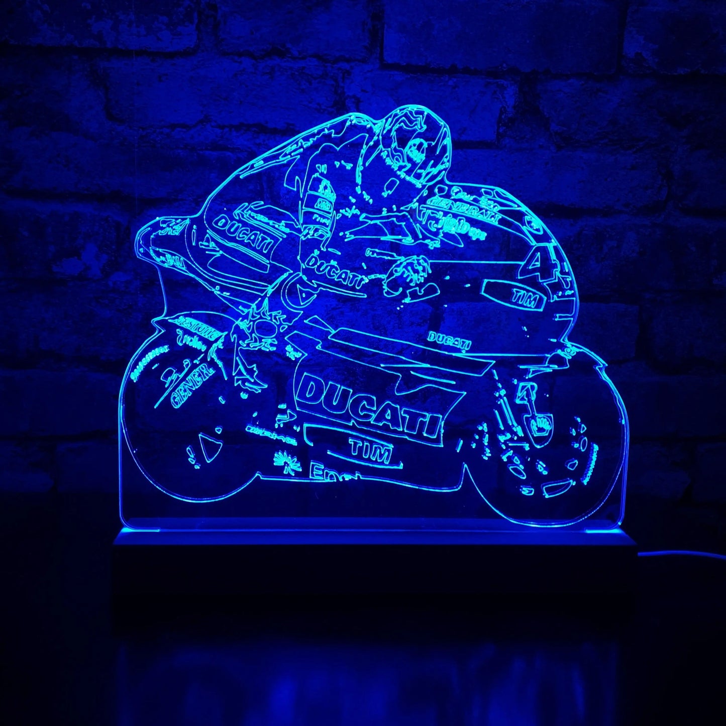 Rossi #46 - MotoGP - Superbike Night Light - Night Lights & Ambient Lighting - Stock Car & Banger Toy Tracks