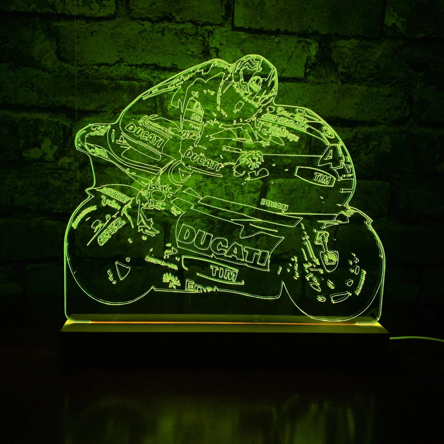 Rossi #46 - MotoGP - Superbike Night Light - Night Lights & Ambient Lighting - Stock Car & Banger Toy Tracks