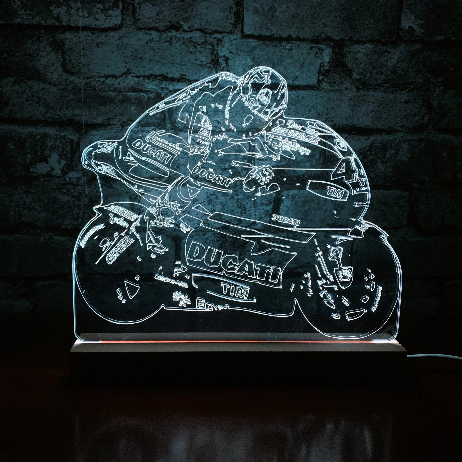 Rossi #46 - MotoGP - Superbike Night Light - Night Lights & Ambient Lighting - Stock Car & Banger Toy Tracks