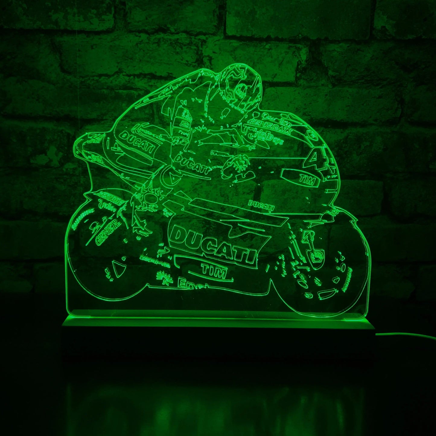 Rossi #46 - MotoGP - Superbike Night Light - Night Lights & Ambient Lighting - Stock Car & Banger Toy Tracks