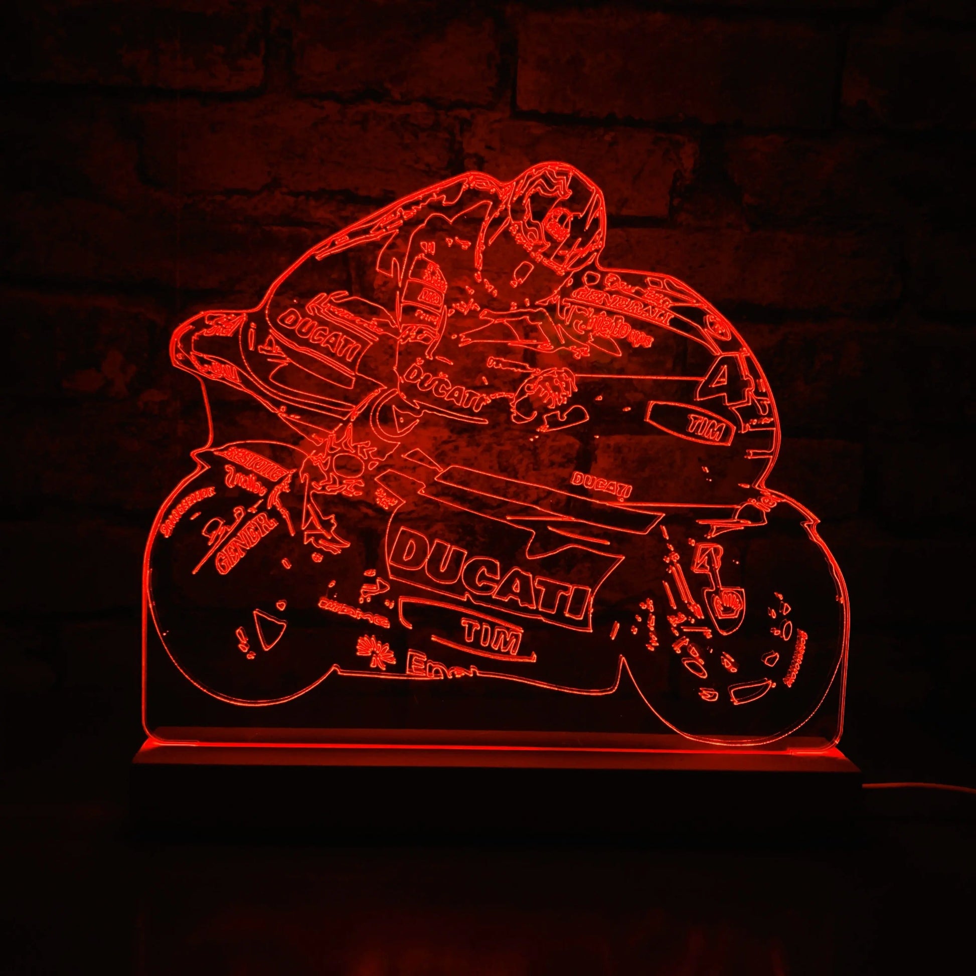 Rossi #46 - MotoGP - Superbike Night Light - Night Lights & Ambient Lighting - Stock Car & Banger Toy Tracks