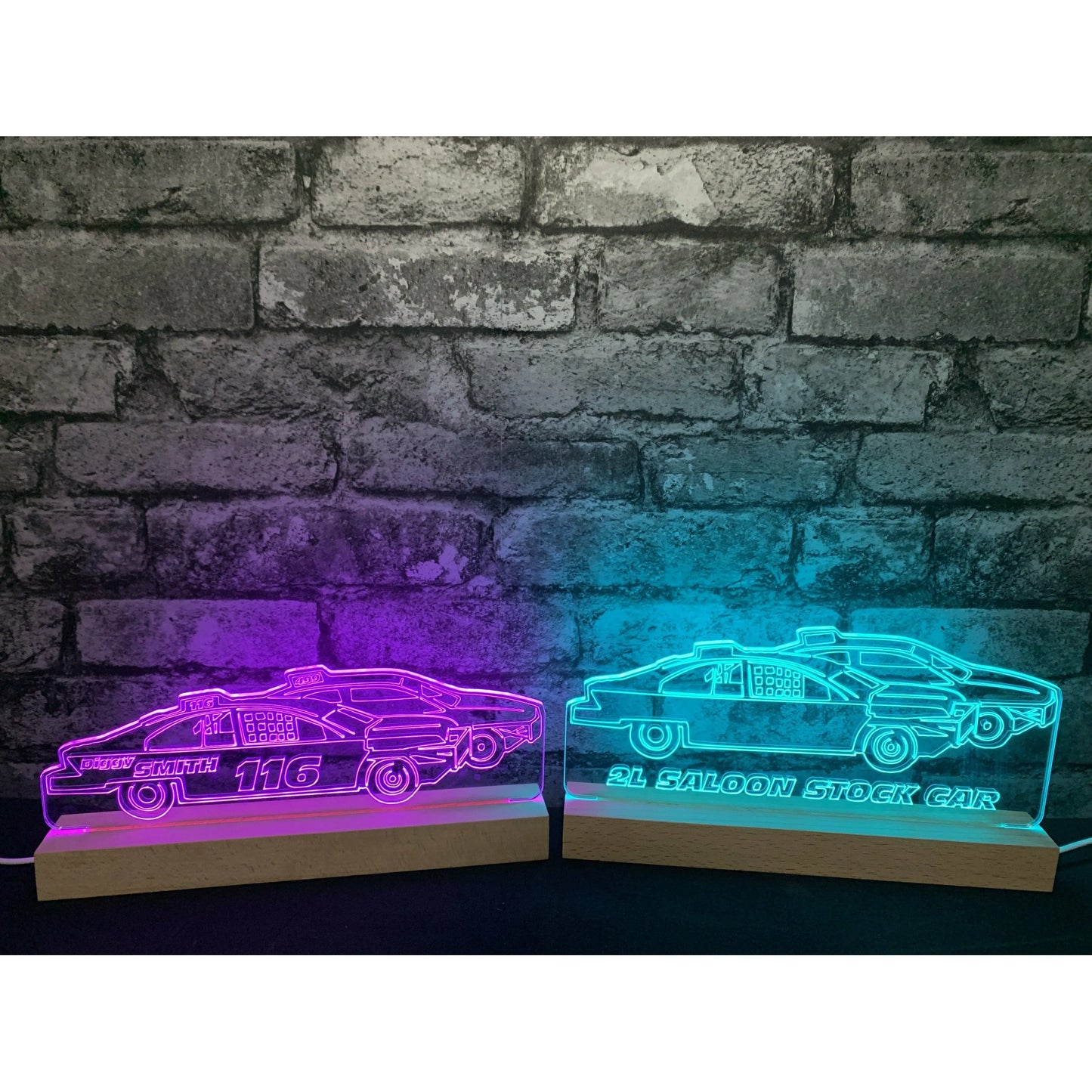 Saloon Stock Car Night Light - Large - Night Light - Stock Car & Banger Toy Tracks