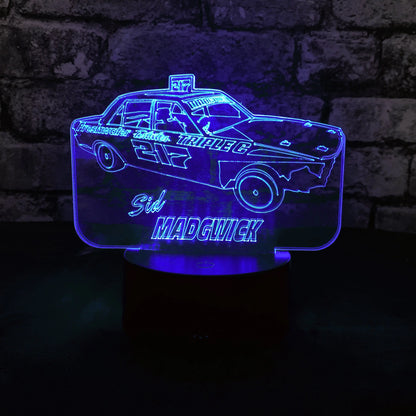 Sid Madgwick #217 Banger LED Night Light  Night Light Stock Car & Banger Toy Tracks