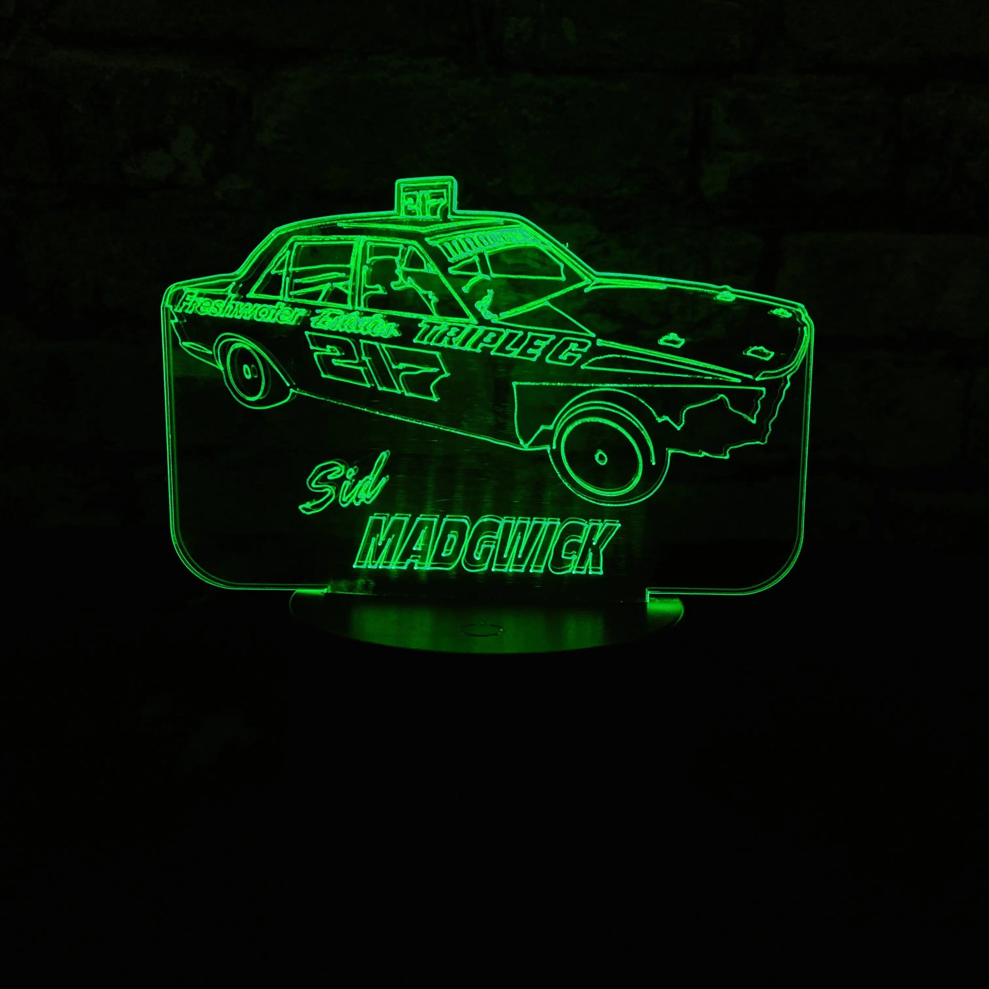 Sid Madgwick #217 Banger LED Night Light  Night Light Stock Car & Banger Toy Tracks