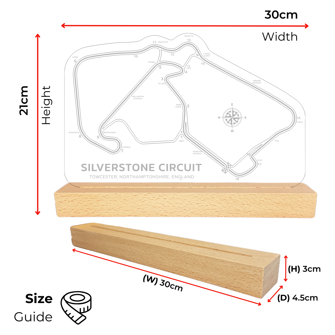 Silverstone Circuit LED Night Light